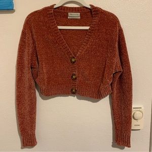 UO Chenille Crop Sweater